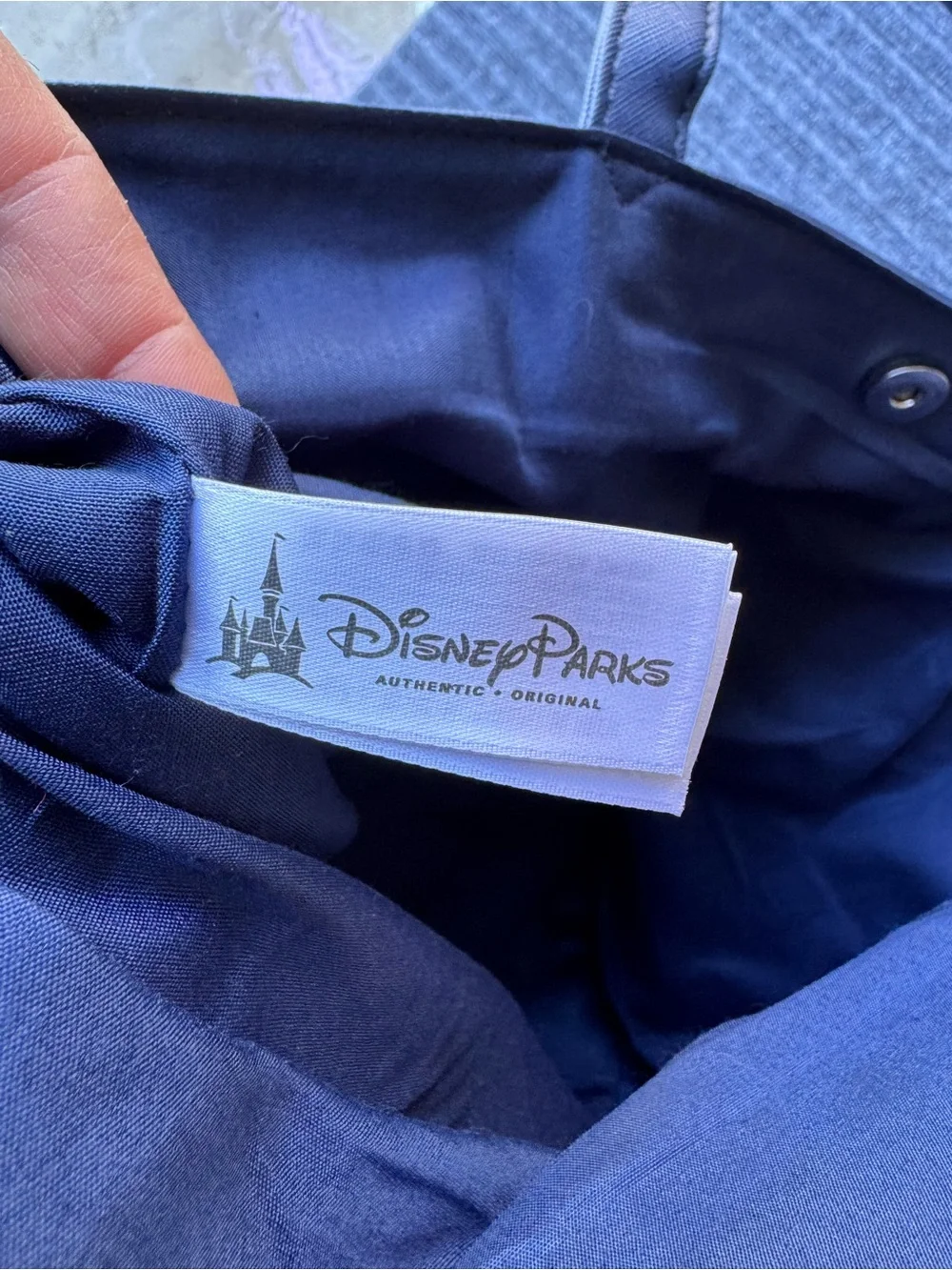 Walt Disney World 2017 Disney‎ Parks Travel Tote Bag Navy White Castle Space NWT